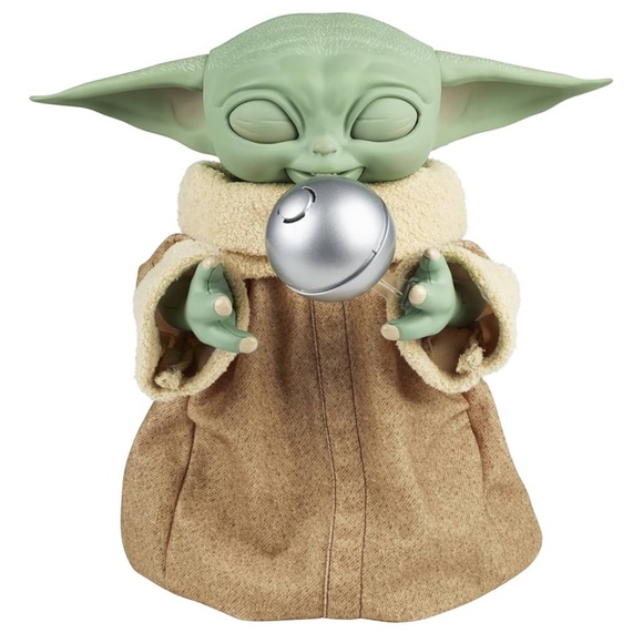 Star Wars Mandalorian Galactic Snackin' Grogu Animatronic - Picture 2 of 9